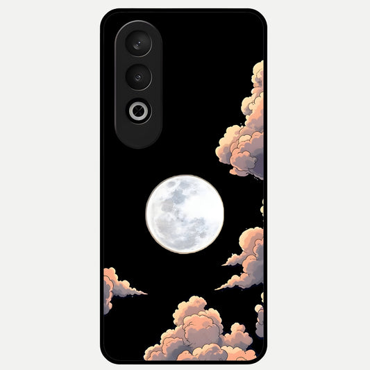  Shade Cloud Moon Glass Case For Oneplus Nord CE4 back cover – full design glossy printed glass finish
