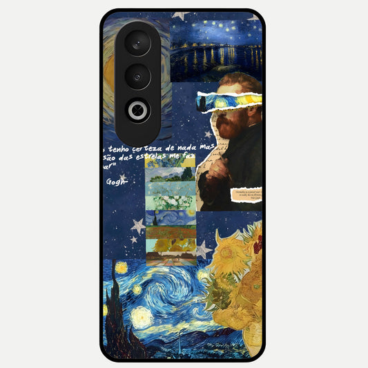  Starry Dream Vision Glass Case For Oneplus Nord CE4 back cover – full design glossy printed glass finish