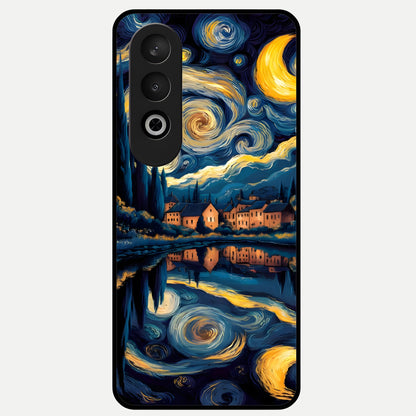  Starry Sky Serenity Glass Case For Oneplus Nord CE4 back cover – full design glossy printed glass finish