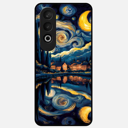  Starry Sky Serenity Glass Case For Oneplus Nord CE4 back cover – full design glossy printed glass finish