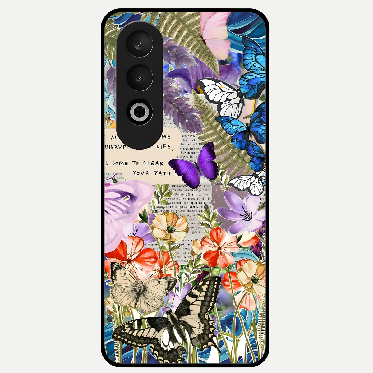  Storm Path Bloom Glass Case For Oneplus Nord CE4 back cover – full design glossy printed glass finish