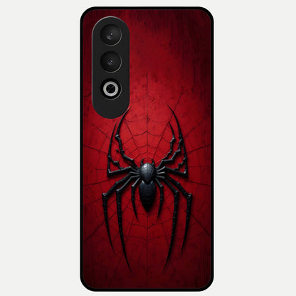  Superhero Web Emblem Glass Case For Oneplus Nord CE4 back cover – full design glossy printed glass finish