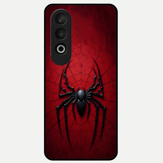  Superhero Web Emblem Glass Case For Oneplus Nord CE4 back cover – full design glossy printed glass finish