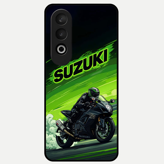  Suzuki Speed Beast Glass Case For Oneplus Nord CE4 back cover – full design glossy printed glass finish