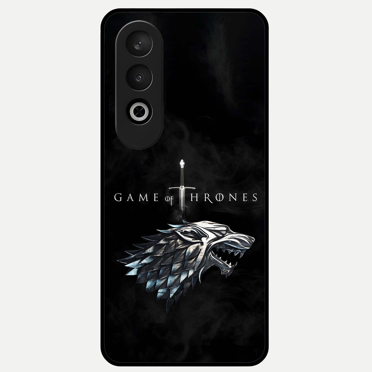  Throne Wolf Legacy Glass Case For Oneplus Nord CE4 back cover – full design glossy printed glass finish
