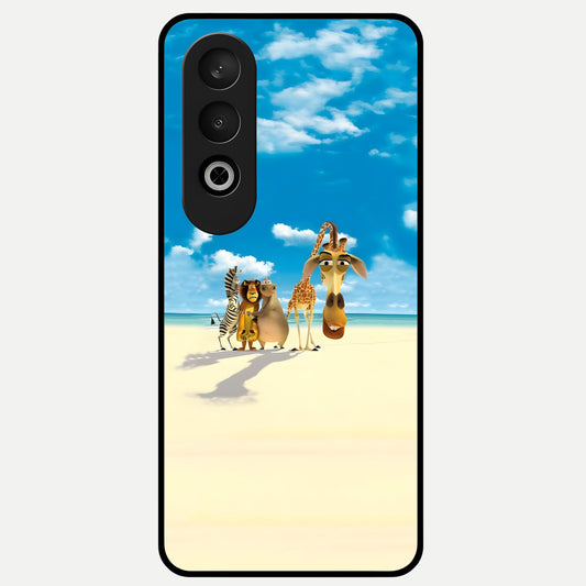  Tropical Fun Squad Glass Case For Oneplus Nord CE4 back cover – full design glossy printed glass finish