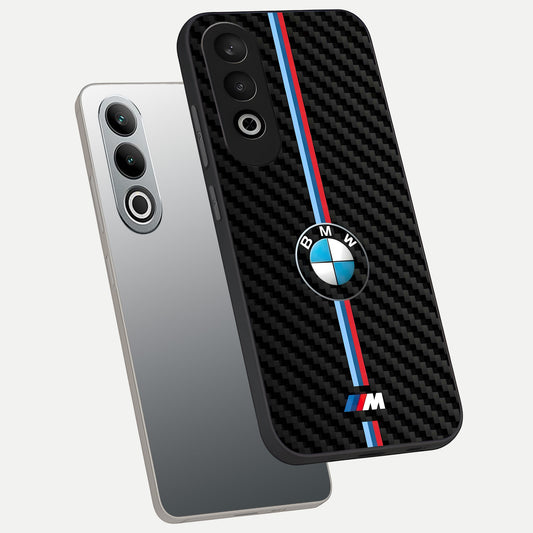  BMW Pattern phone case For Oneplus Nord CE4 showing premium glass back cover with detailed artwork