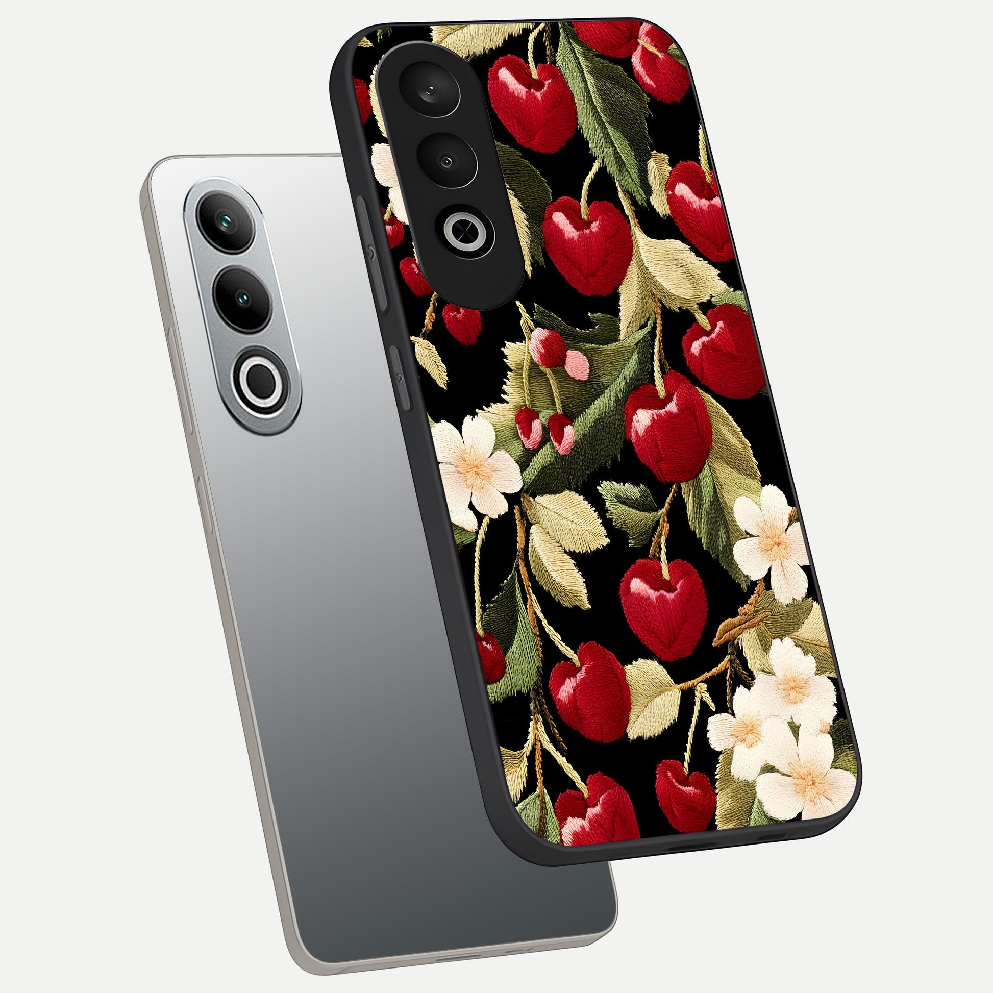  Blooming Spendor Bird phone case For Oneplus Nord CE4 showing premium glass back cover with detailed artwork