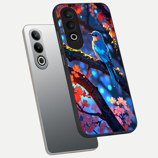  Blooming Water Drift phone case For Oneplus Nord CE4 showing premium glass back cover with detailed artwork