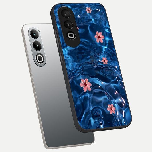  Bloom Thread Art phone case For Oneplus Nord CE4 showing premium glass back cover with detailed artwork