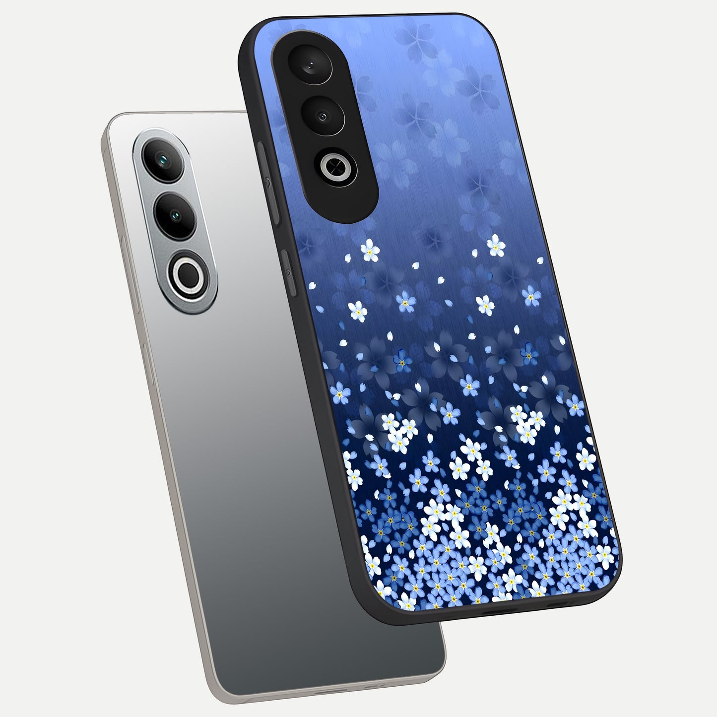  Blue Starry phone case For Oneplus Nord CE4 showing premium glass back cover with detailed artwork
