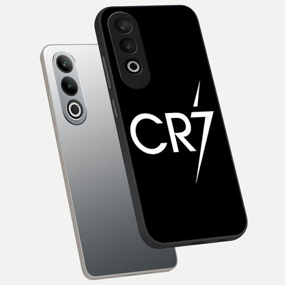  CR7 Elite Strike phone case For Oneplus Nord CE4 showing premium glass back cover with detailed artwork