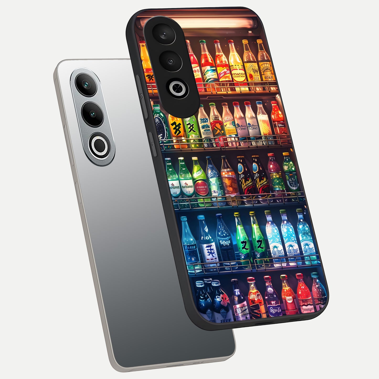 Colorfull Tree phone case For Oneplus Nord CE4 showing premium glass back cover with detailed artwork