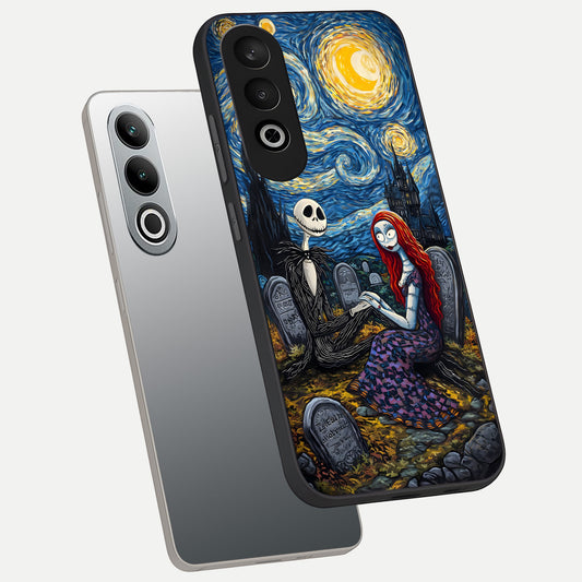 Eternal Night Love phone case For Oneplus Nord CE4 showing premium glass back cover with detailed artwork