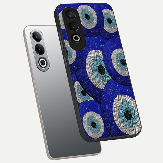  Galaxy Eye Flow phone case For Oneplus Nord CE4 showing premium glass back cover with detailed artwork