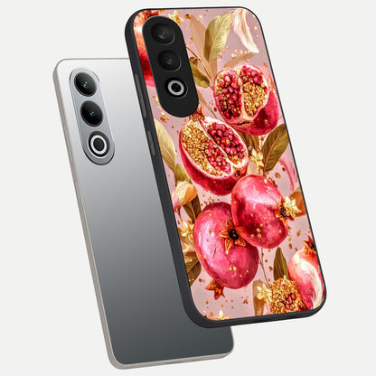  Golden Bloom Glow phone case For Oneplus Nord CE4 showing premium glass back cover with detailed artwork