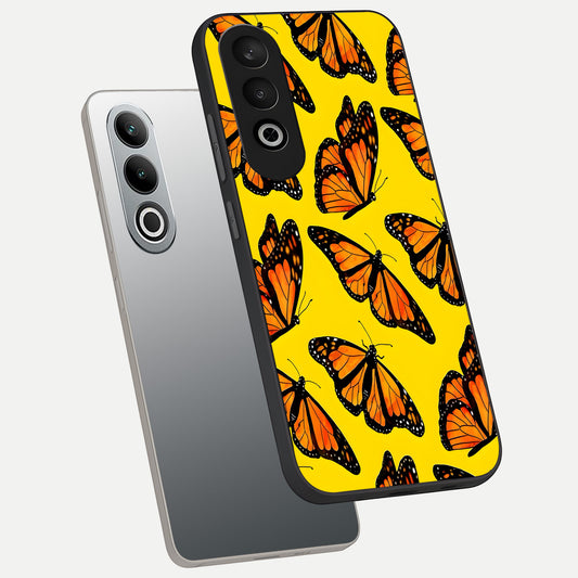  Golden Wing Flight phone case For Oneplus Nord CE4 showing premium glass back cover with detailed artwork