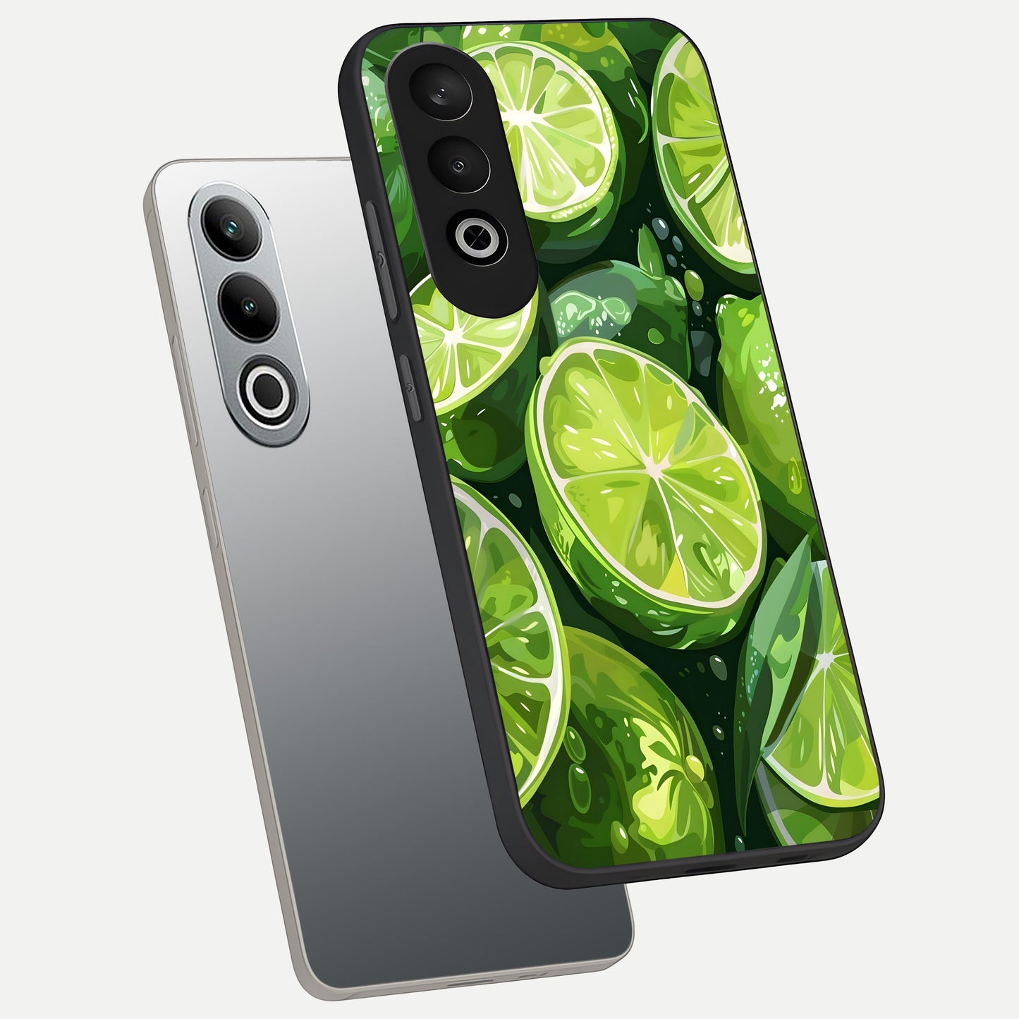  Green Kawasaki phone case For Oneplus Nord CE4 showing premium glass back cover with detailed artwork