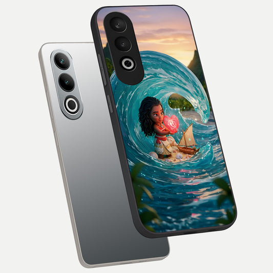  Heart of Ocean phone case For Oneplus Nord CE4 showing premium glass back cover with detailed artwork