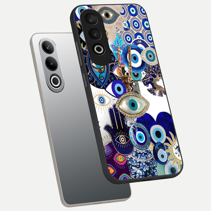  Mystic Charm Eye phone case For Oneplus Nord CE4 showing premium glass back cover with detailed artwork
