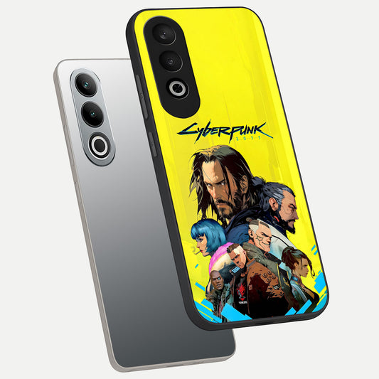  Neon Rebel Genesis phone case For Oneplus Nord CE4 showing premium glass back cover with detailed artwork