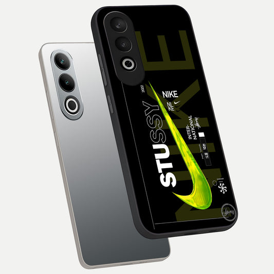  Neon Street Edition phone case For Oneplus Nord CE4 showing premium glass back cover with detailed artwork