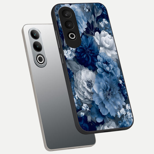  Royal Bloom Garden phone case For Oneplus Nord CE4 showing premium glass back cover with detailed artwork
