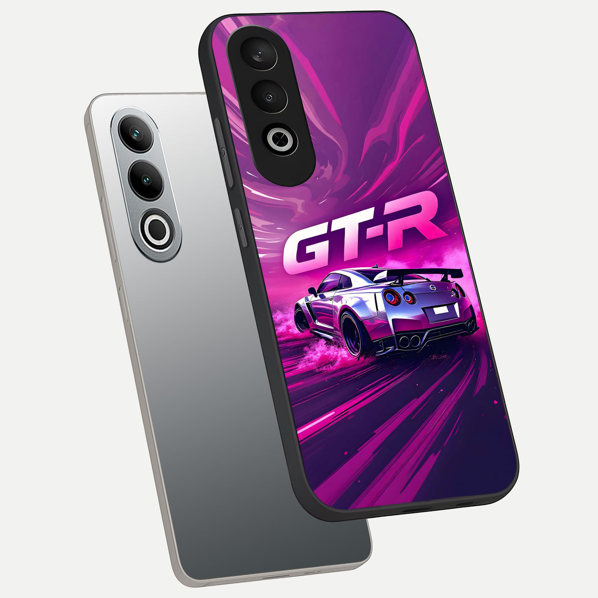  Speed Drift Legend phone case For Oneplus Nord CE4 showing premium glass back cover with detailed artwork