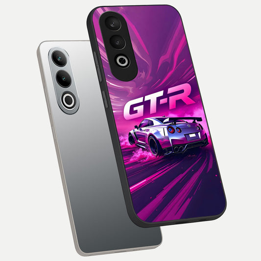  Speed Drift Legend phone case For Oneplus Nord CE4 showing premium glass back cover with detailed artwork