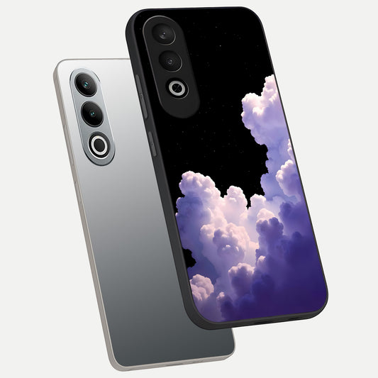  Starlit Night Whispers phone case For Oneplus Nord CE4 showing premium glass back cover with detailed artwork