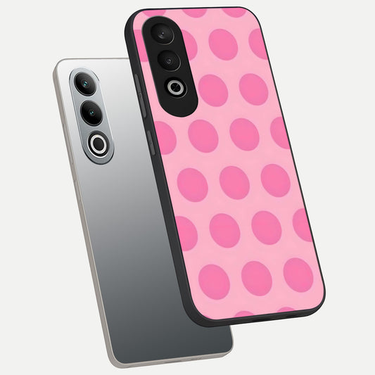  Sweet Dot Dreams phone case For Oneplus Nord CE4 showing premium glass back cover with detailed artwork