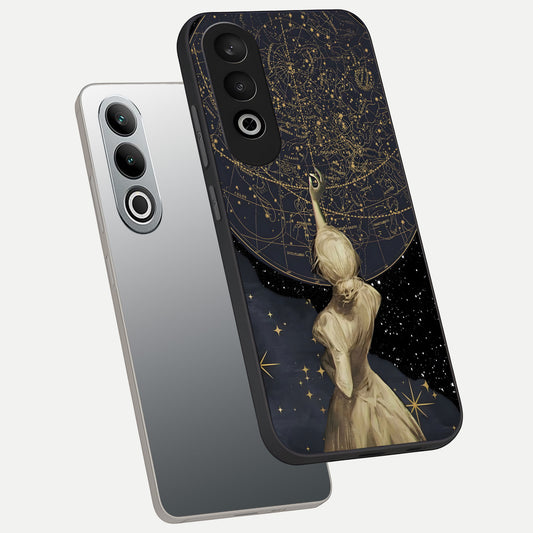  Taylor Swift Girl phone case For Oneplus Nord CE4 showing premium glass back cover with detailed artwork
