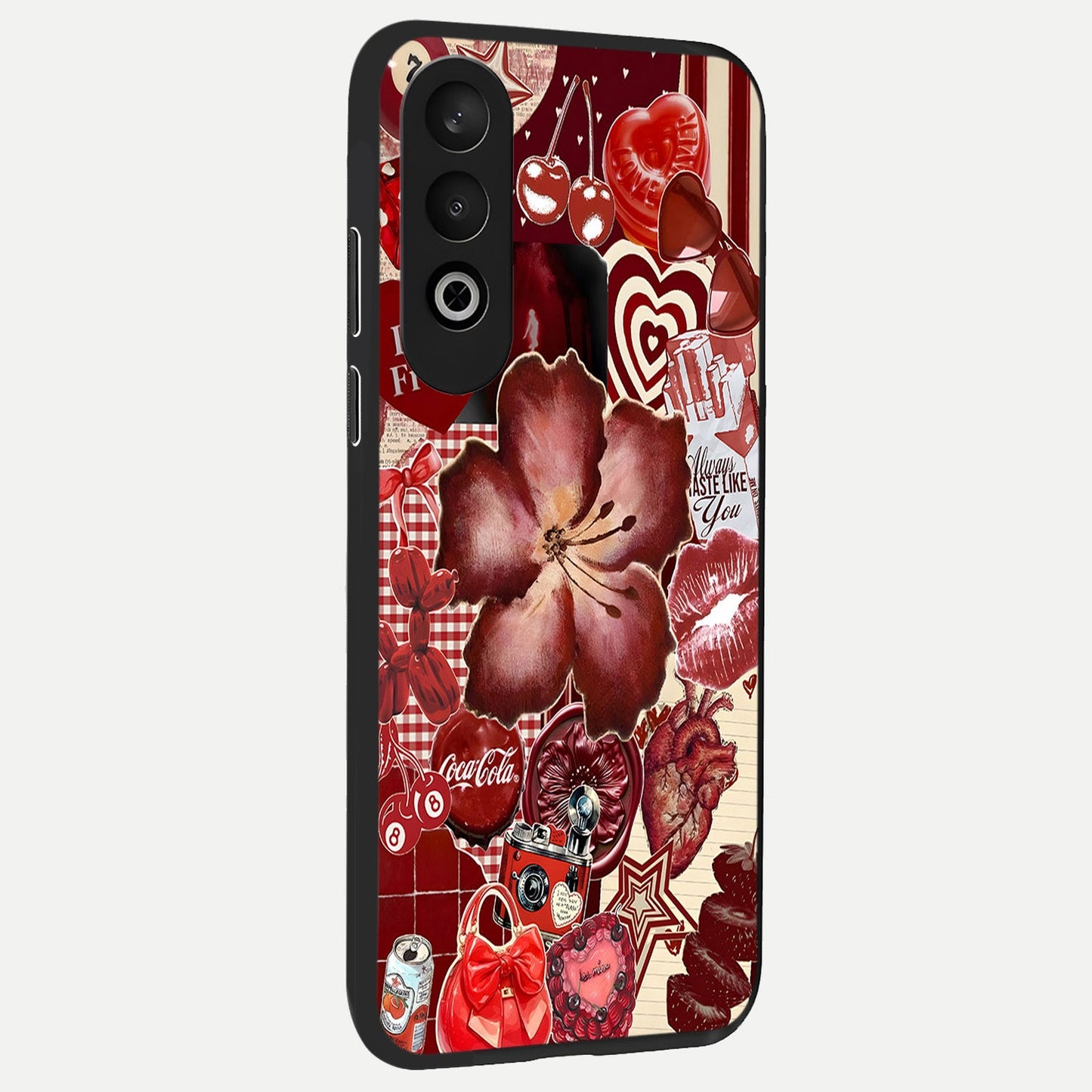  Aesthetic Little Freak back cover For Oneplus Nord CE4 slim fit glass case with vibrant aesthetic design