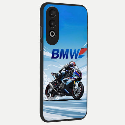 BMW Power Drift back cover For Oneplus Nord CE4 slim fit glass case with vibrant aesthetic design