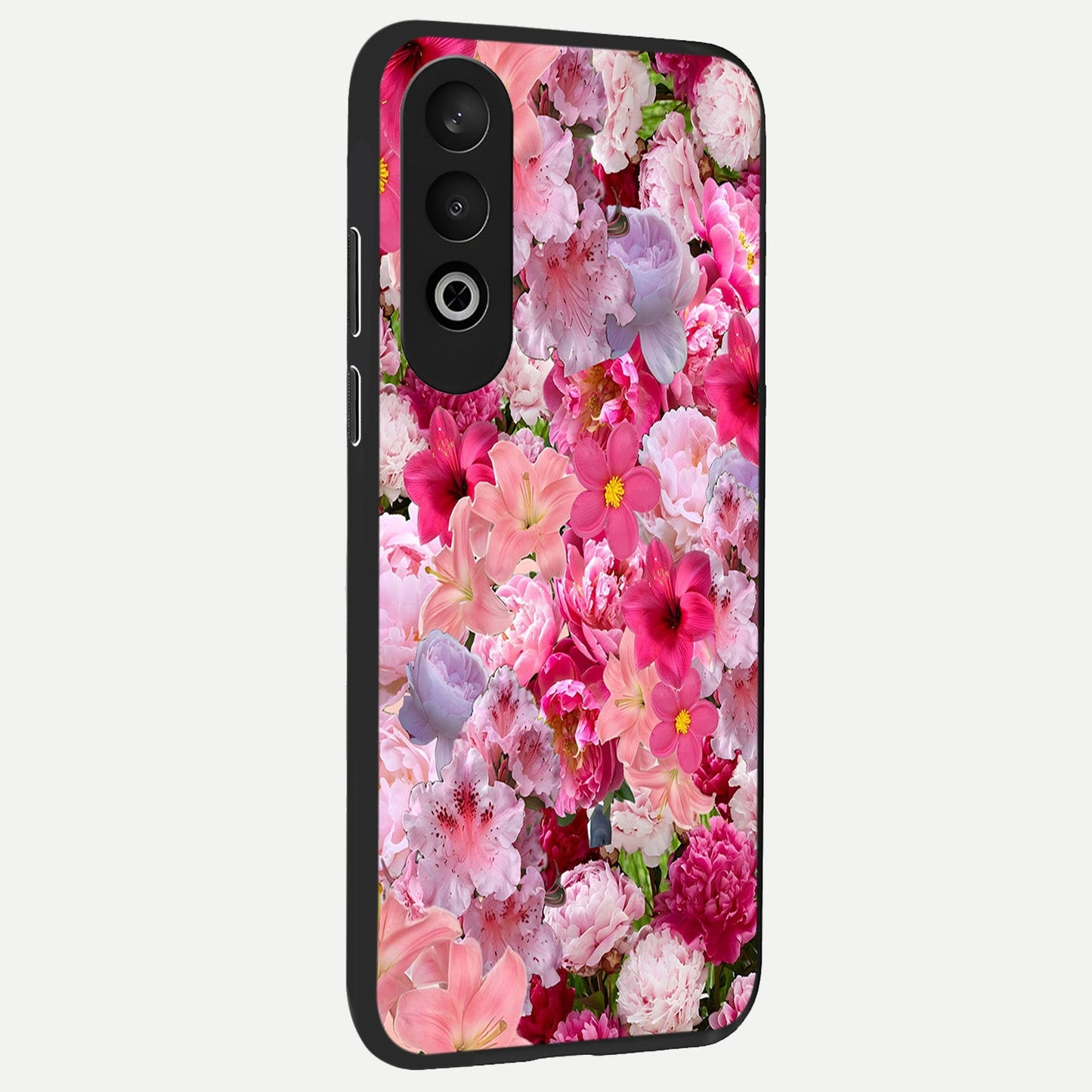  Bloom Crush Fantasy back cover For Oneplus Nord CE4 slim fit glass case with vibrant aesthetic design