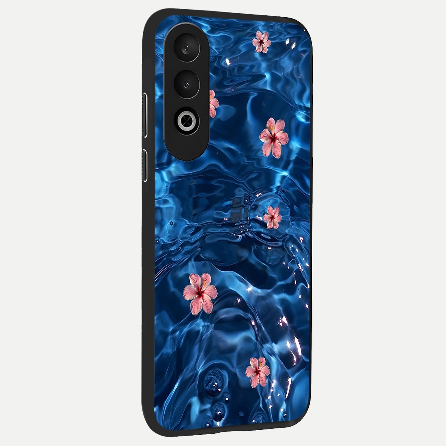  Bloom Thread Art back cover For Oneplus Nord CE4 slim fit glass case with vibrant aesthetic design