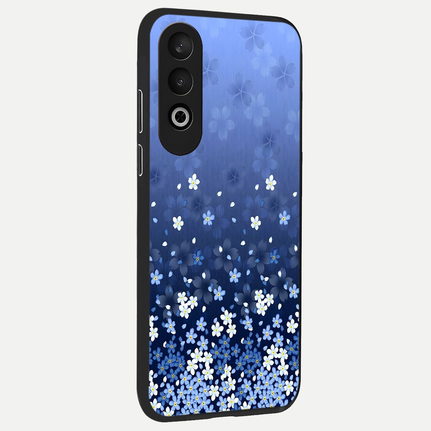  Blue Starry back cover For Oneplus Nord CE4 slim fit glass case with vibrant aesthetic design