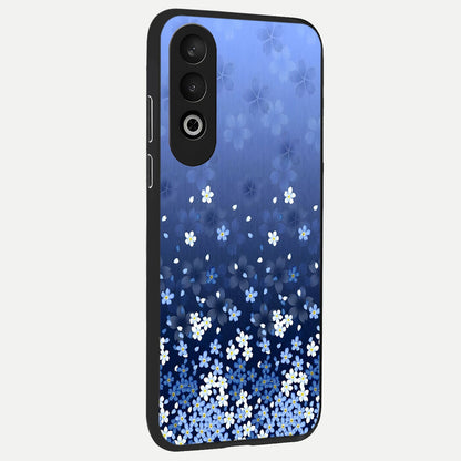  Blue Starry back cover For Oneplus Nord CE4 slim fit glass case with vibrant aesthetic design