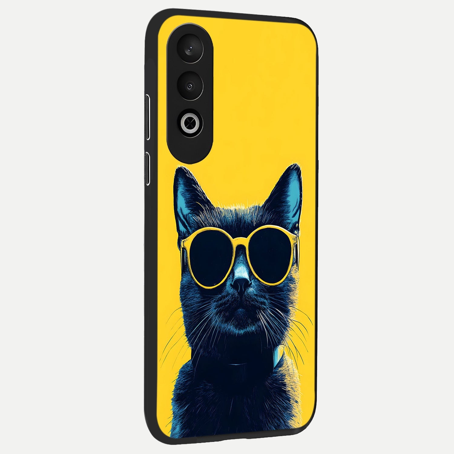  Cool Cat Vibes back cover For Oneplus Nord CE4 slim fit glass case with vibrant aesthetic design