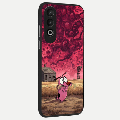  Courage Under Sky back cover For Oneplus Nord CE4 slim fit glass case with vibrant aesthetic design