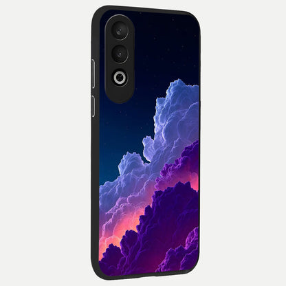  Dreamy Cloud Skies back cover For Oneplus Nord CE4 slim fit glass case with vibrant aesthetic design