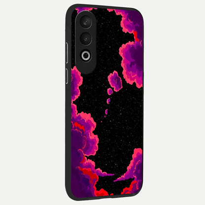  Galaxy Dream Frame back cover For Oneplus Nord CE4 slim fit glass case with vibrant aesthetic design
