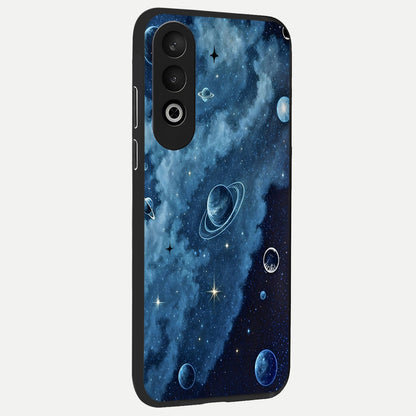  Galaxy Dream Space back cover For Oneplus Nord CE4 slim fit glass case with vibrant aesthetic design
