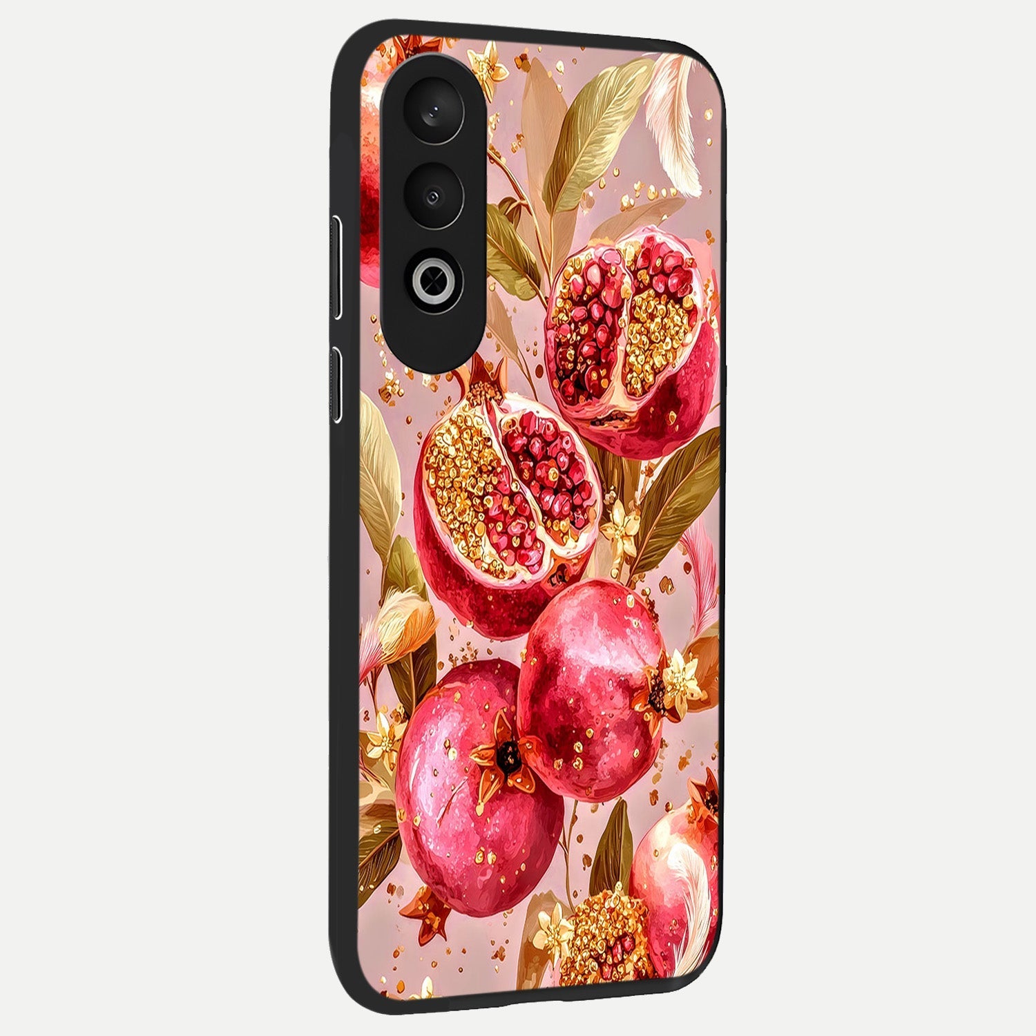  Golden Bloom Glow back cover For Oneplus Nord CE4 slim fit glass case with vibrant aesthetic design