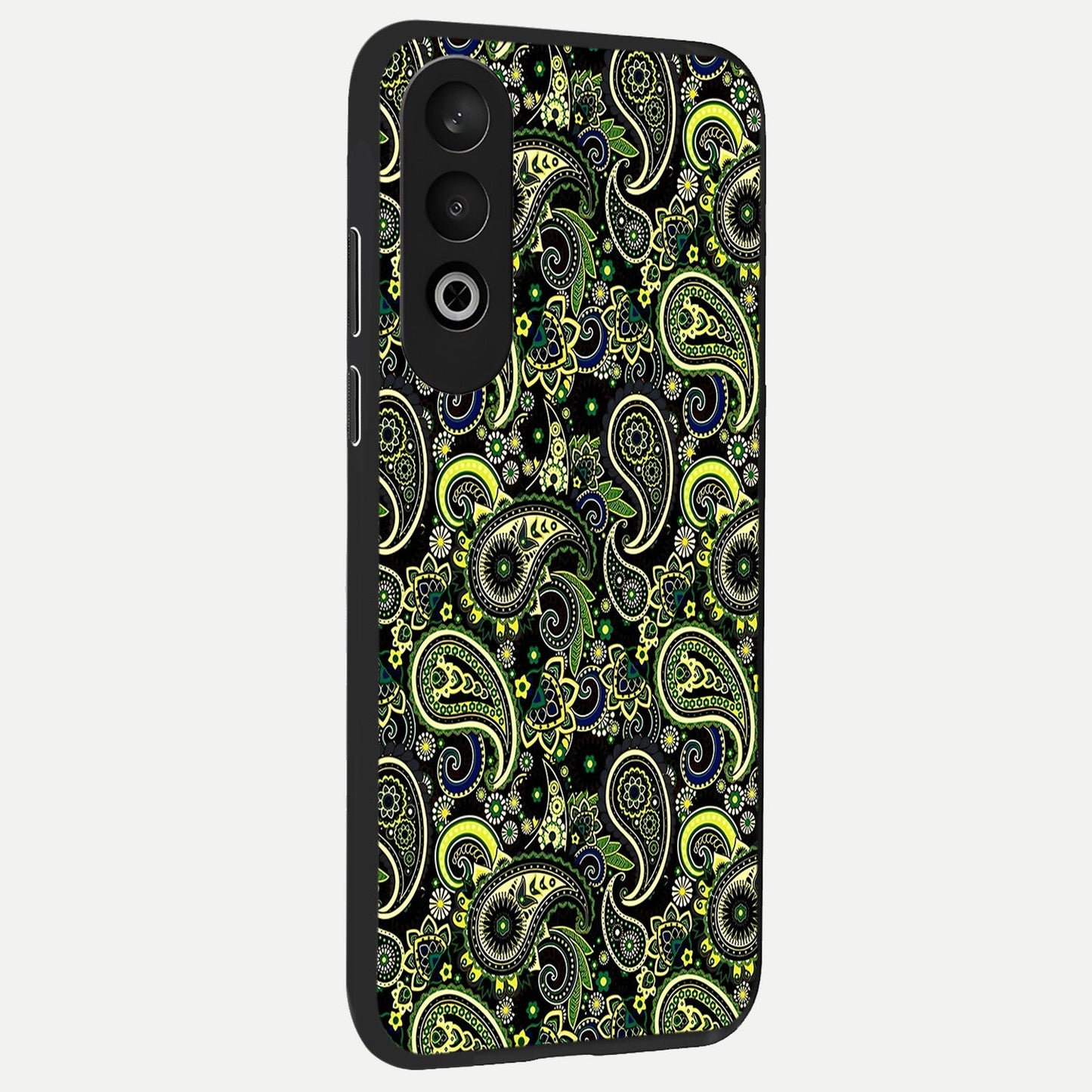  Green Lemon back cover For Oneplus Nord CE4 slim fit glass case with vibrant aesthetic design