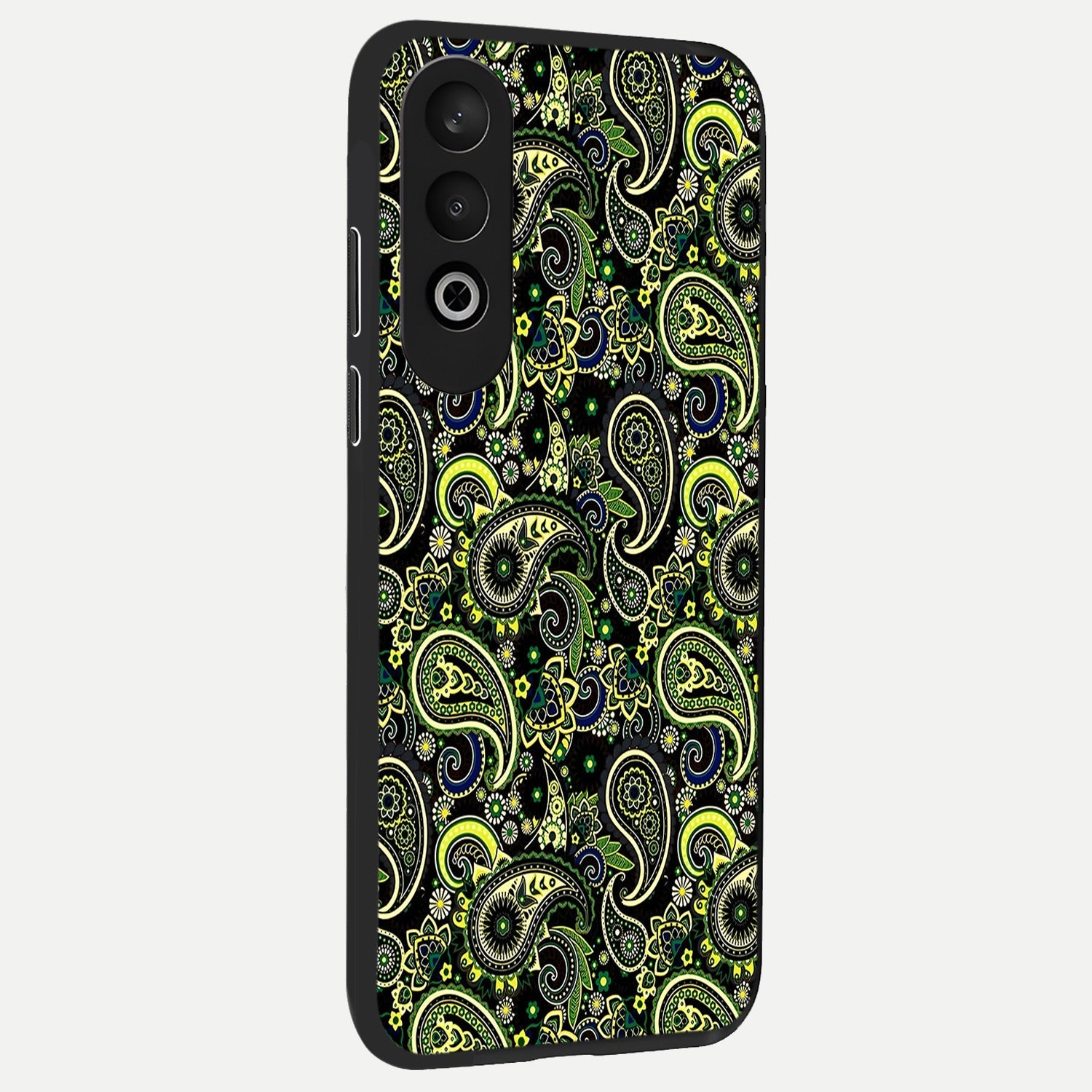  Green Lemon back cover For Oneplus Nord CE4 slim fit glass case with vibrant aesthetic design