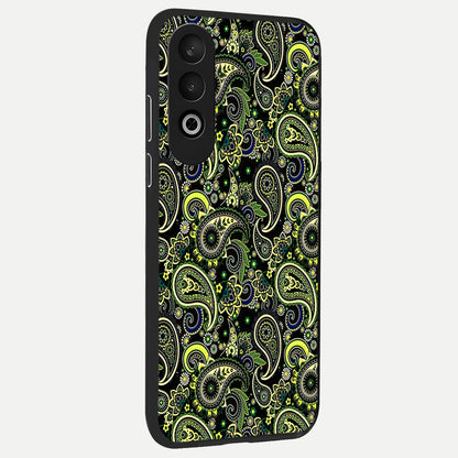 Green Lemon back cover For Oneplus Nord CE4 slim fit glass case with vibrant aesthetic design