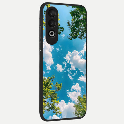  Green Moon Energy back cover For Oneplus Nord CE4 slim fit glass case with vibrant aesthetic design