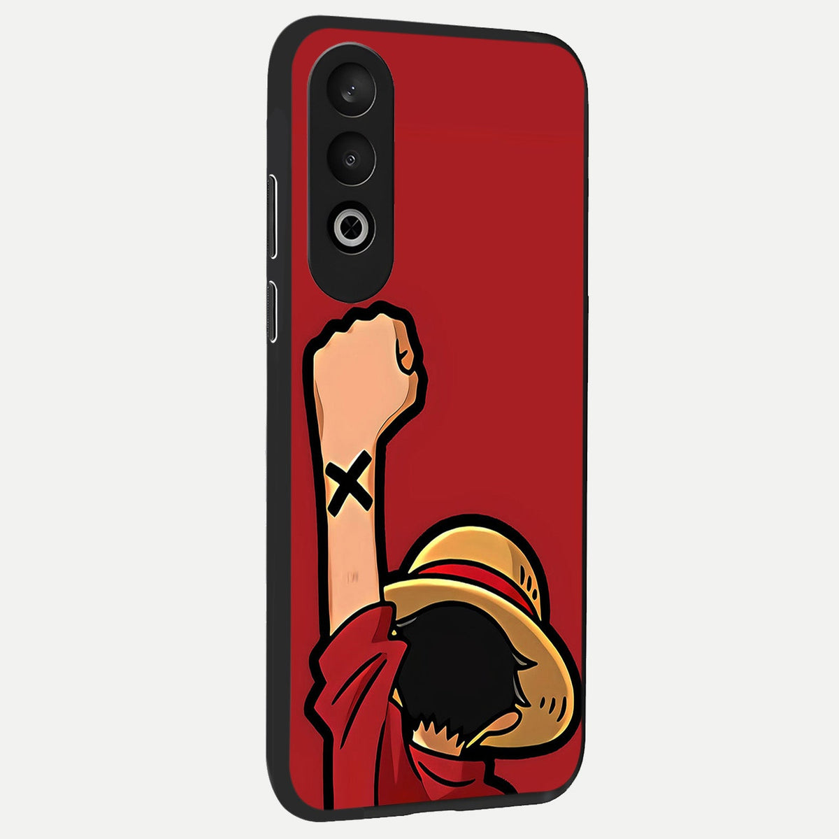  Luffy X Spirit back cover For Oneplus Nord CE4 slim fit glass case with vibrant aesthetic design