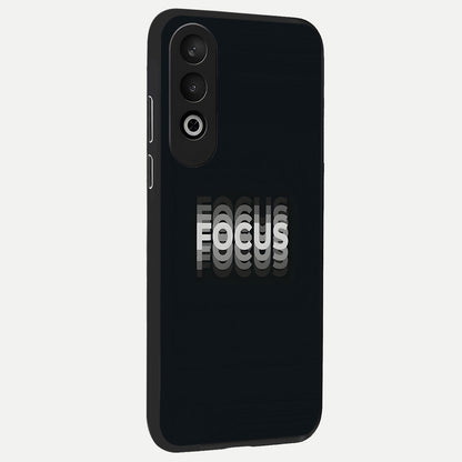  Mono Focus Vision back cover For Oneplus Nord CE4 slim fit glass case with vibrant aesthetic design